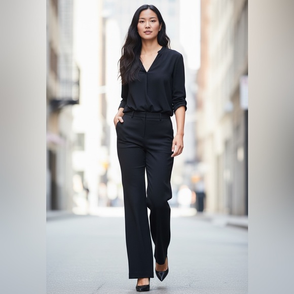 mac & jac Pants - mac & jac Black Women’s Trousers